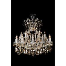 La Scala 19-Light Traditional Crystal Chandelier - Cognac