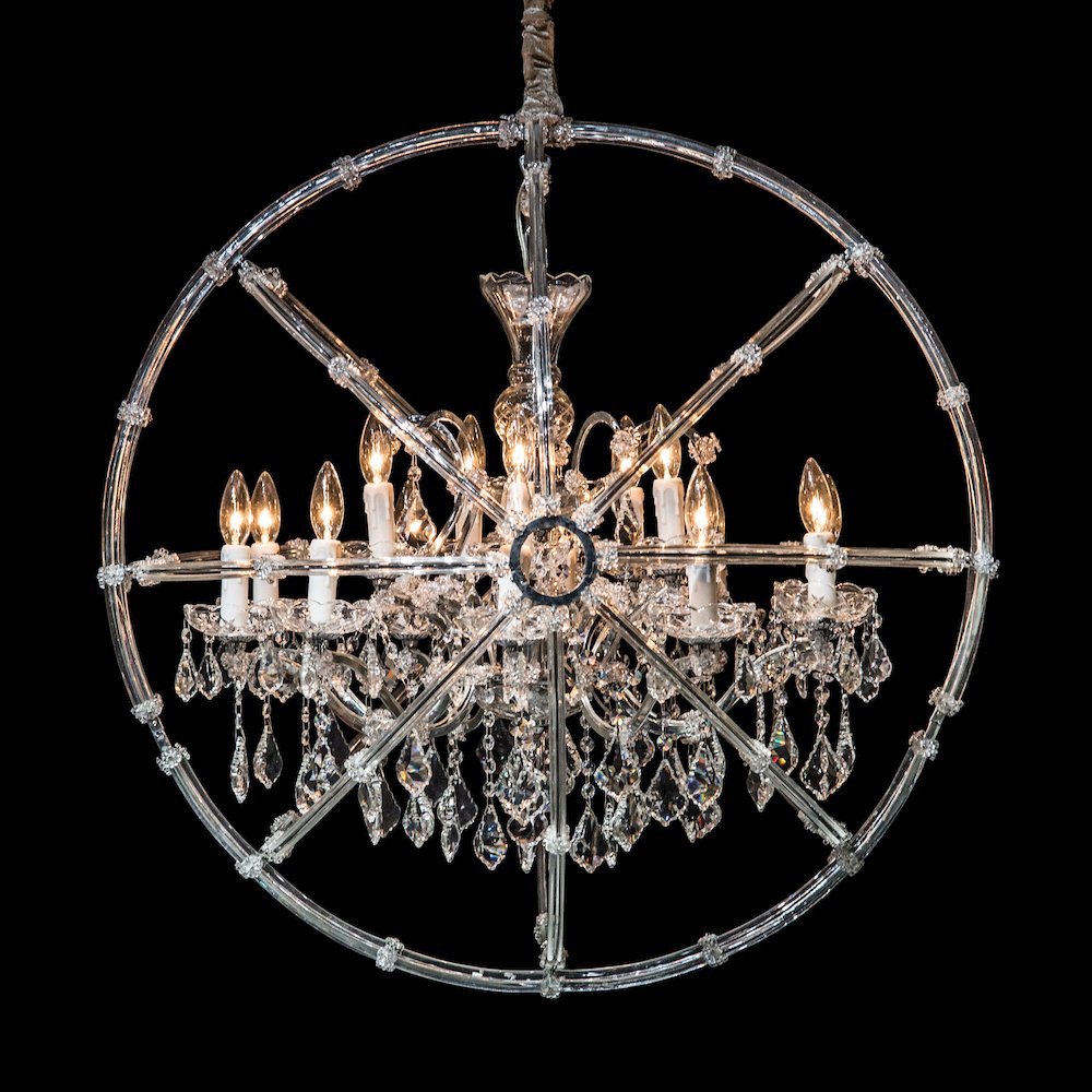 Pena 15-Light Traditional Crystal Chandelier - Clear