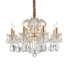 Portola 8-Light Traditional Crystal Chandelier - Gold