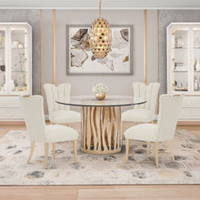 Pendant 14-Light Oblong Crystal Chandelier - Gold