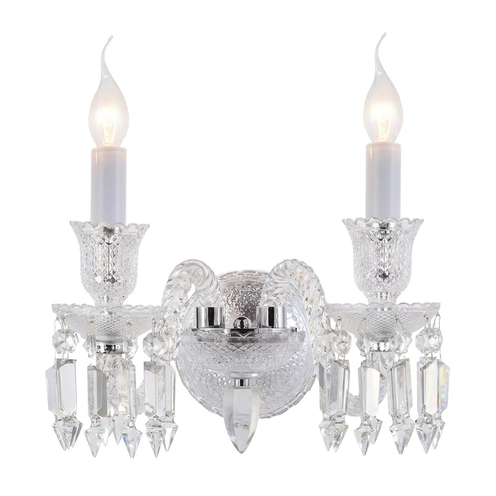 Treviso 2-Light Traditional Crystal Wall Sconce