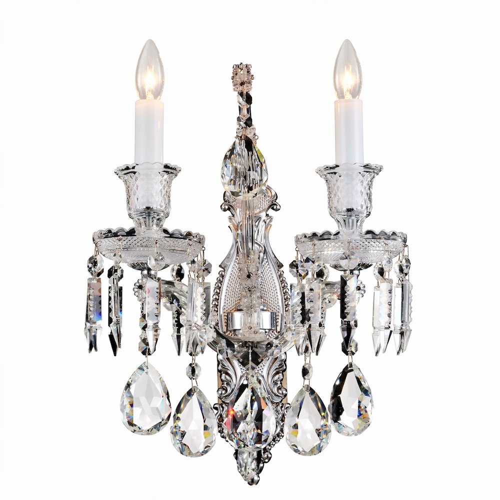 Chambord Crystal Wall Sconce - Clear