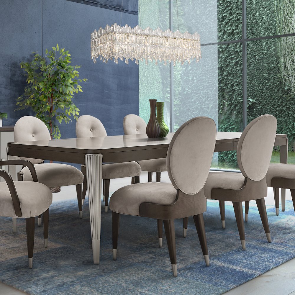 Roxbury Park Rectangular Dining Table - Slate