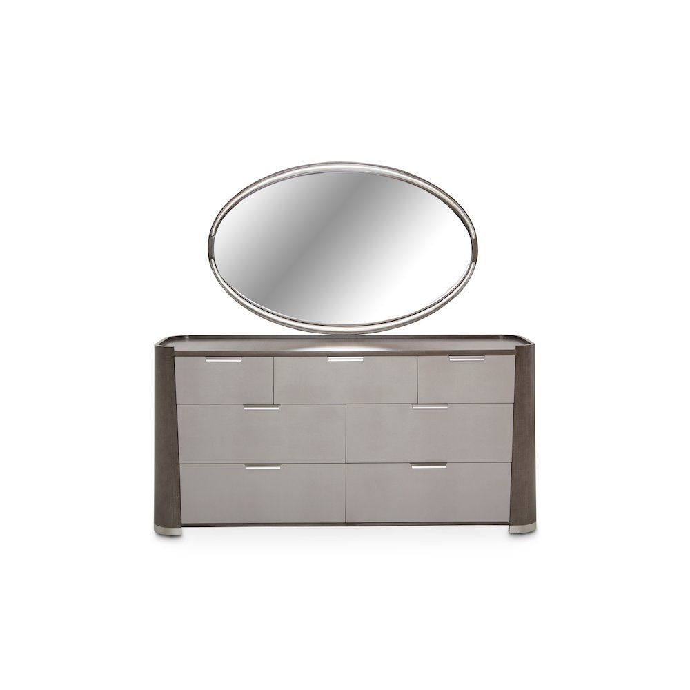 Roxbury Park Dresser with Mirror - Slate