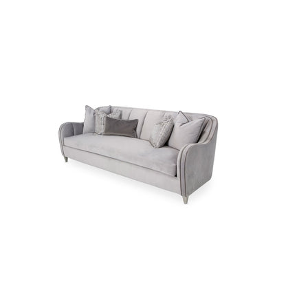 Roxbury Park Velvet Sofa - Steel/Slate