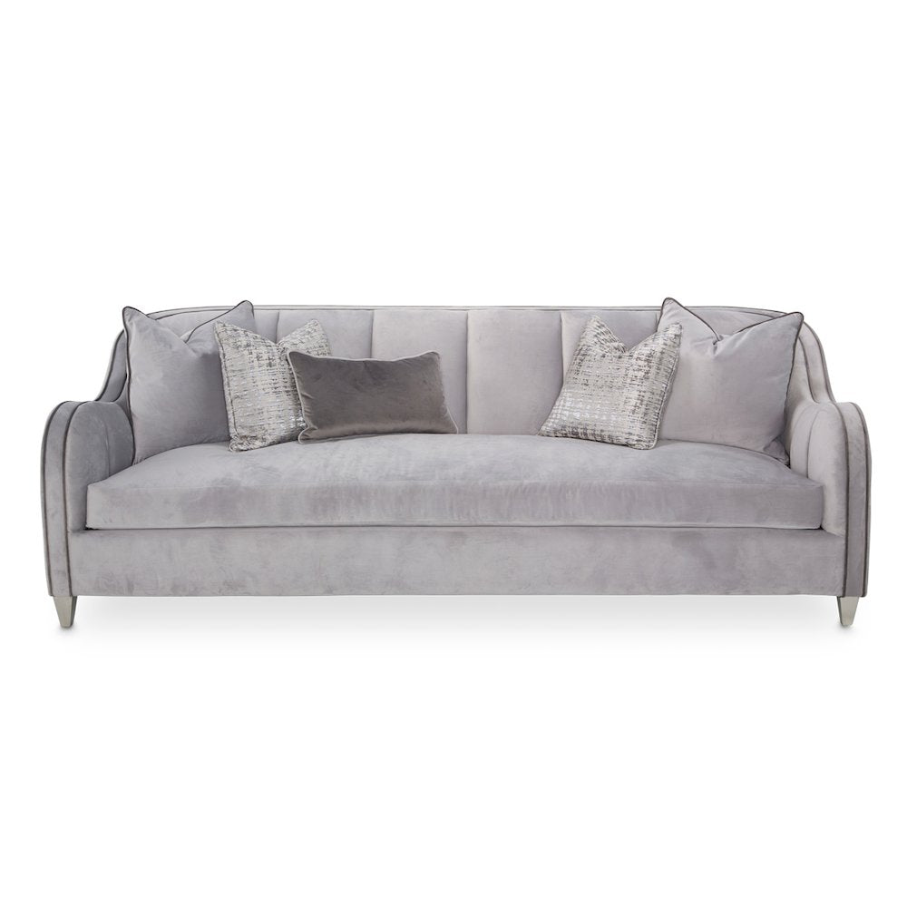 Roxbury Park Velvet Sofa - Steel/Slate