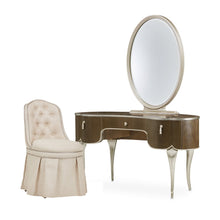 Villa Cherie Vanity Set with Mirror & Chair - Hazelnut