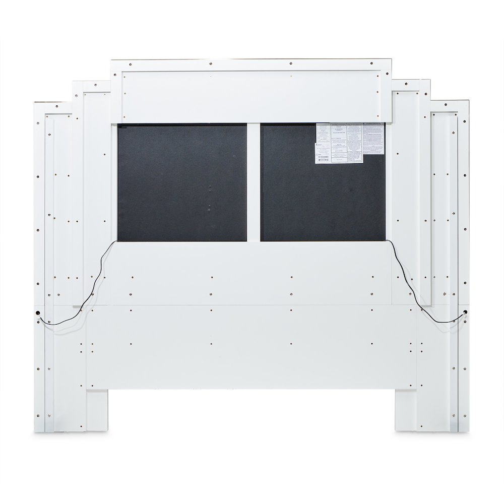 Palm Gate Cal. King Upholstered Bed - Cloud White