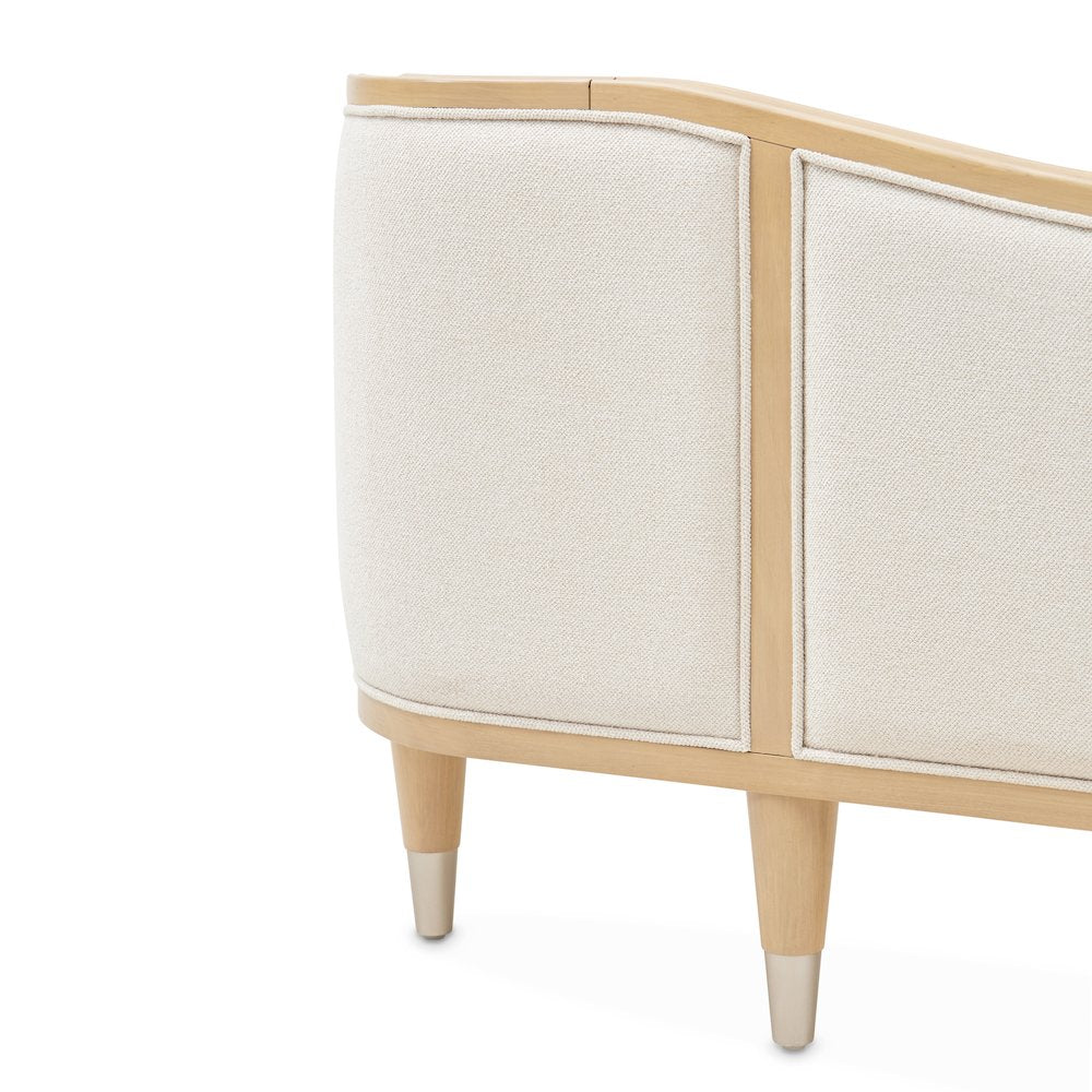 Camellia Field King Upholstered Bed - Caramel