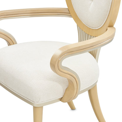 Camellia Field Dining Arm Chair, Set of 2 - Caramel