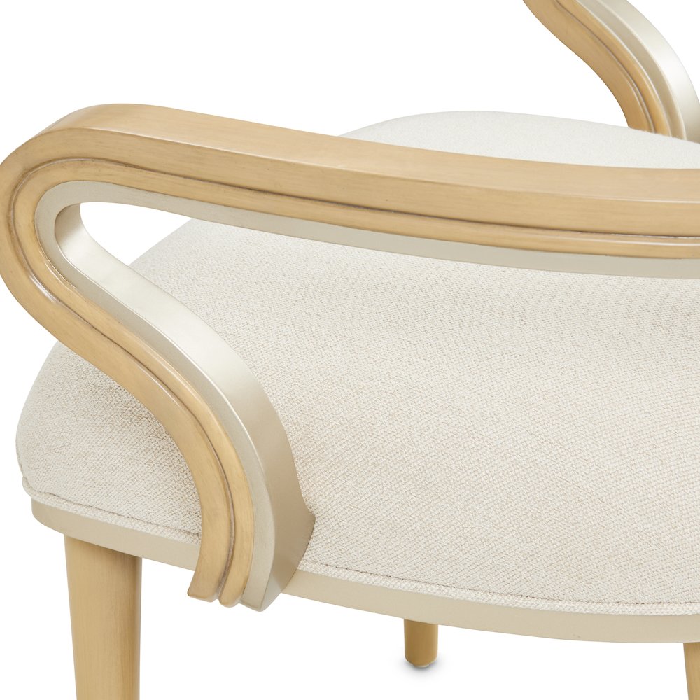 Camellia Field Dining Arm Chair, Set of 2 - Caramel
