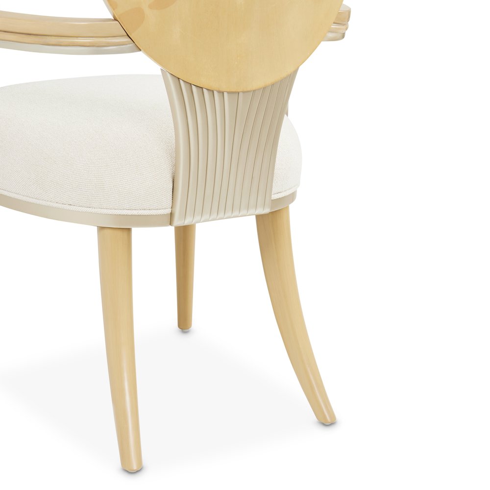 Camellia Field Dining Arm Chair, Set of 2 - Caramel