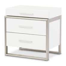 Marquee Nightstand - Cloud White