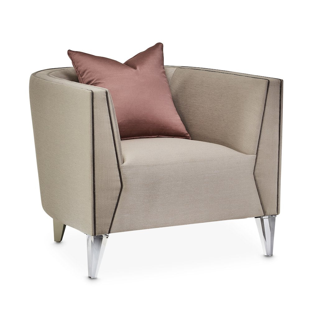Linea Matching Chair - Metallic/SilverMist