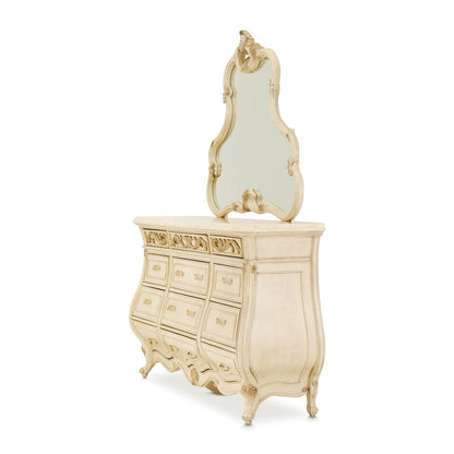 Platine de Royale Dresser with Mirror - Champagne
