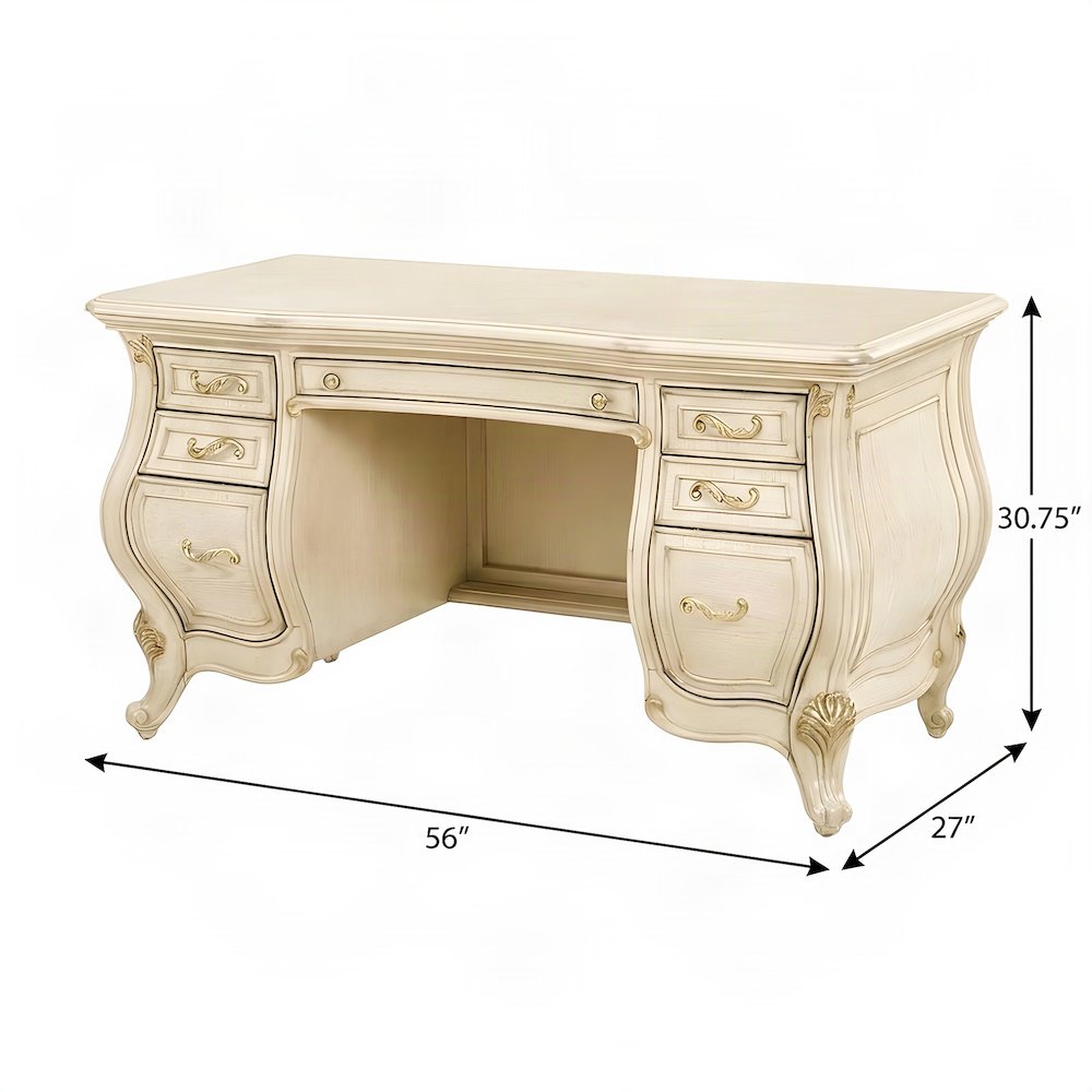 Starlight Canyon Home Vanity Table with Solid Wood Construction
