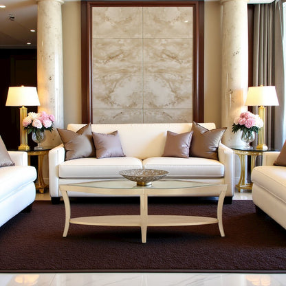 Elegant Wood and Glass Table - Unique Glass Top Coffee Table Design