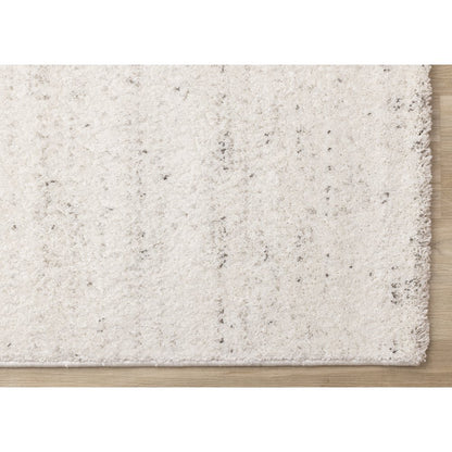 Sakura White Grey Speckled Area Rug, 7'10" x 10'10"