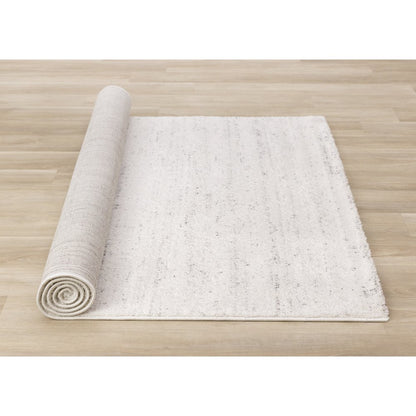 Sakura White Grey Speckled Area Rug, 7'10" x 10'10"