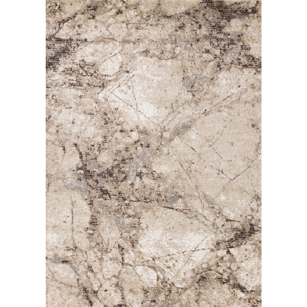 Claremont Beige Marble Patterned Area Rug, 7'10" x 10'6"