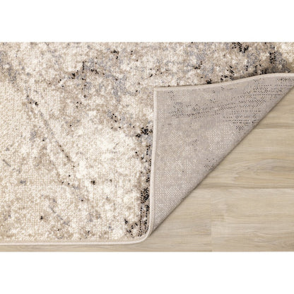 Claremont Beige Marble Patterned Area Rug, 7'10" x 10'6"