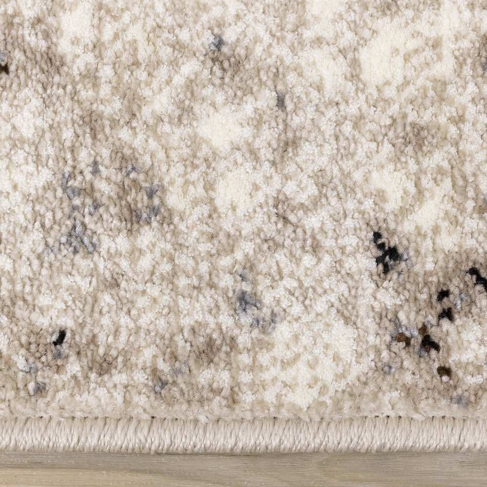 Claremont Beige Marble Patterned Area Rug, 7'10" x 10'6"