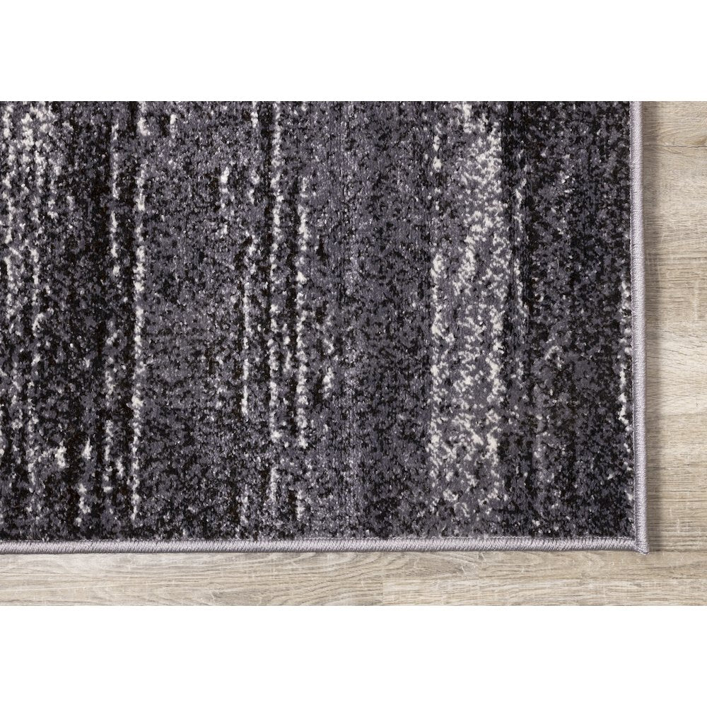 Gray Modern Distressed  5x7 Rug for Living Room Or Bedroom