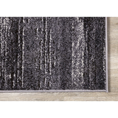 Gray Modern Distressed  5x7 Rug for Living Room Or Bedroom