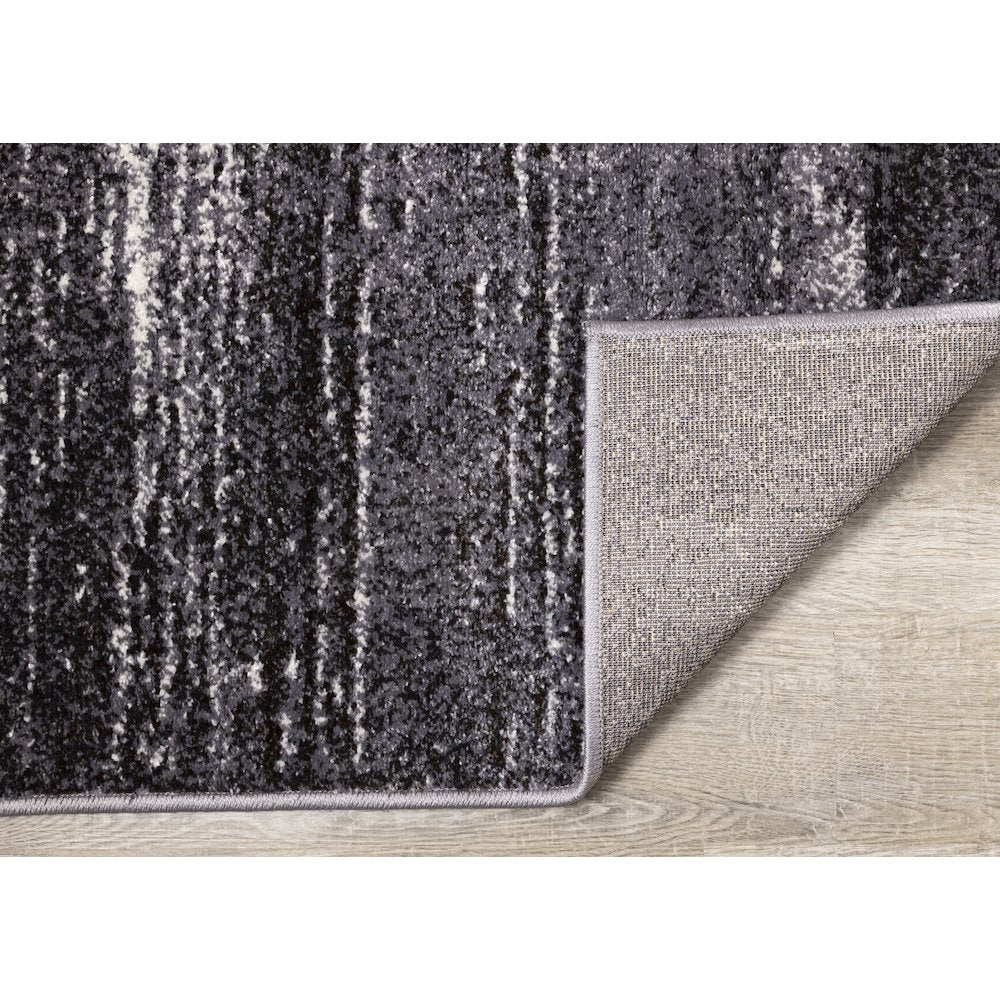 Gray Modern Distressed  5x7 Rug for Living Room Or Bedroom