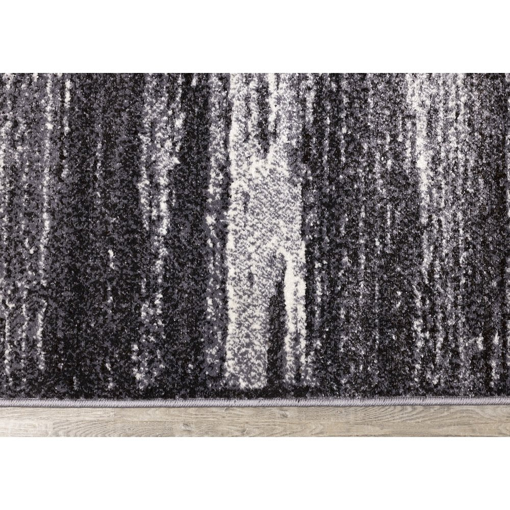 Gray Modern Distressed  5x7 Rug for Living Room Or Bedroom