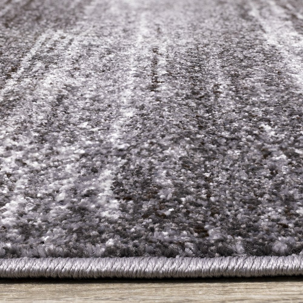 Gray Modern Distressed  5x7 Rug for Living Room Or Bedroom