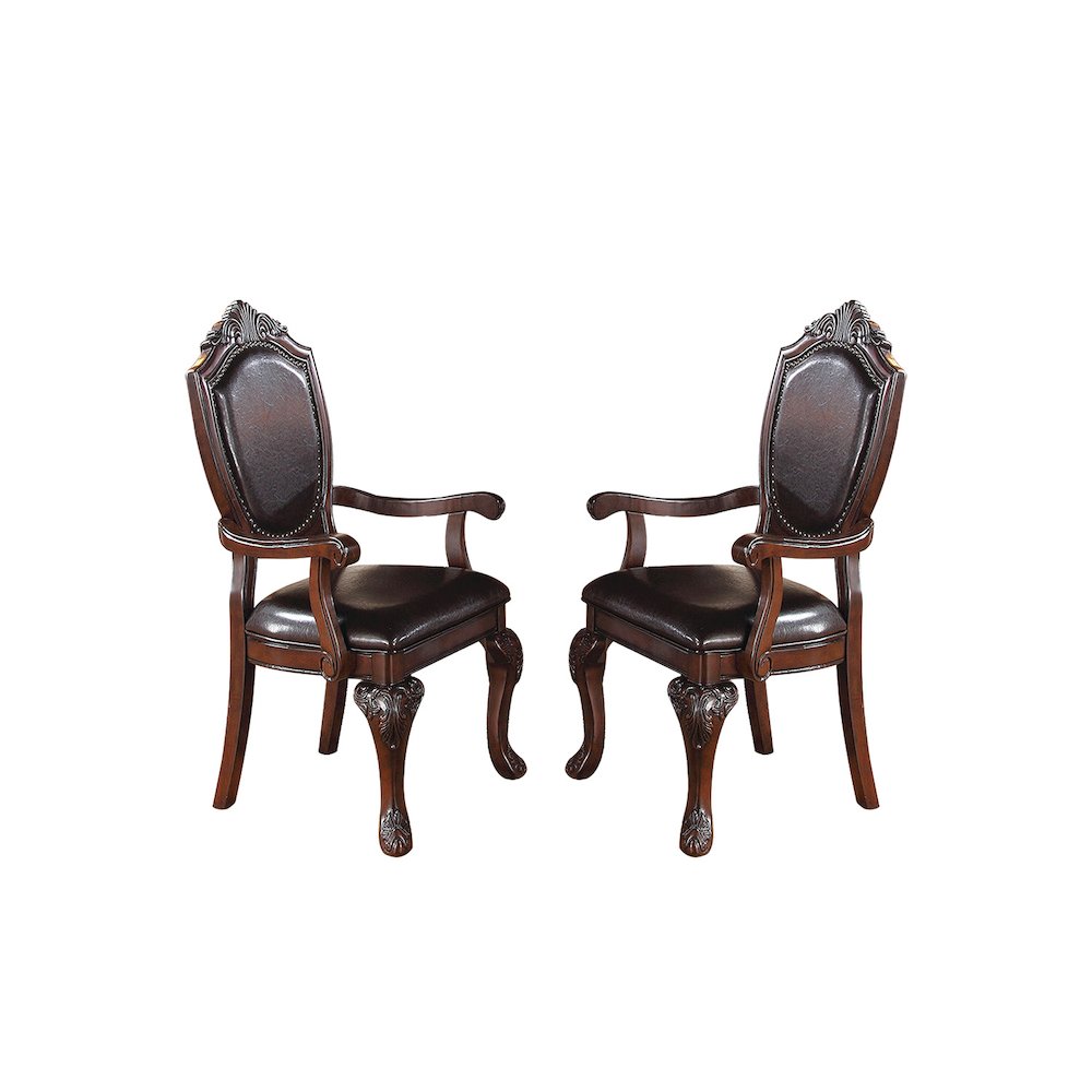 Simple Relax Dining Chairs, Dark Brown