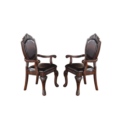 Simple Relax Dining Chairs, Dark Brown