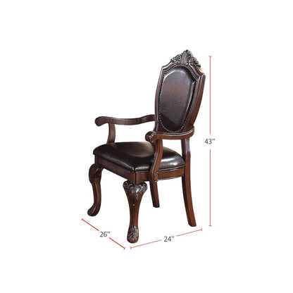 Simple Relax Dining Chairs, Dark Brown