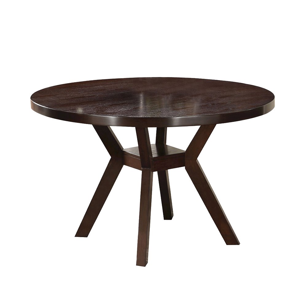 Round Dining Table in Espresso