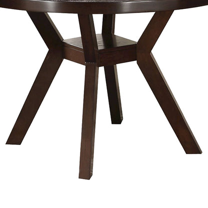 Round Dining Table in Espresso