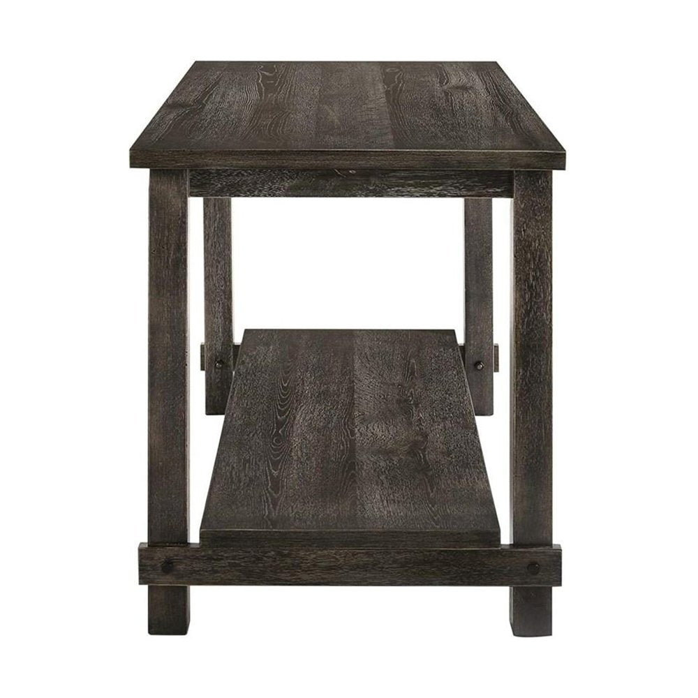 Rectangle Counter Height Table in Weathered Gray