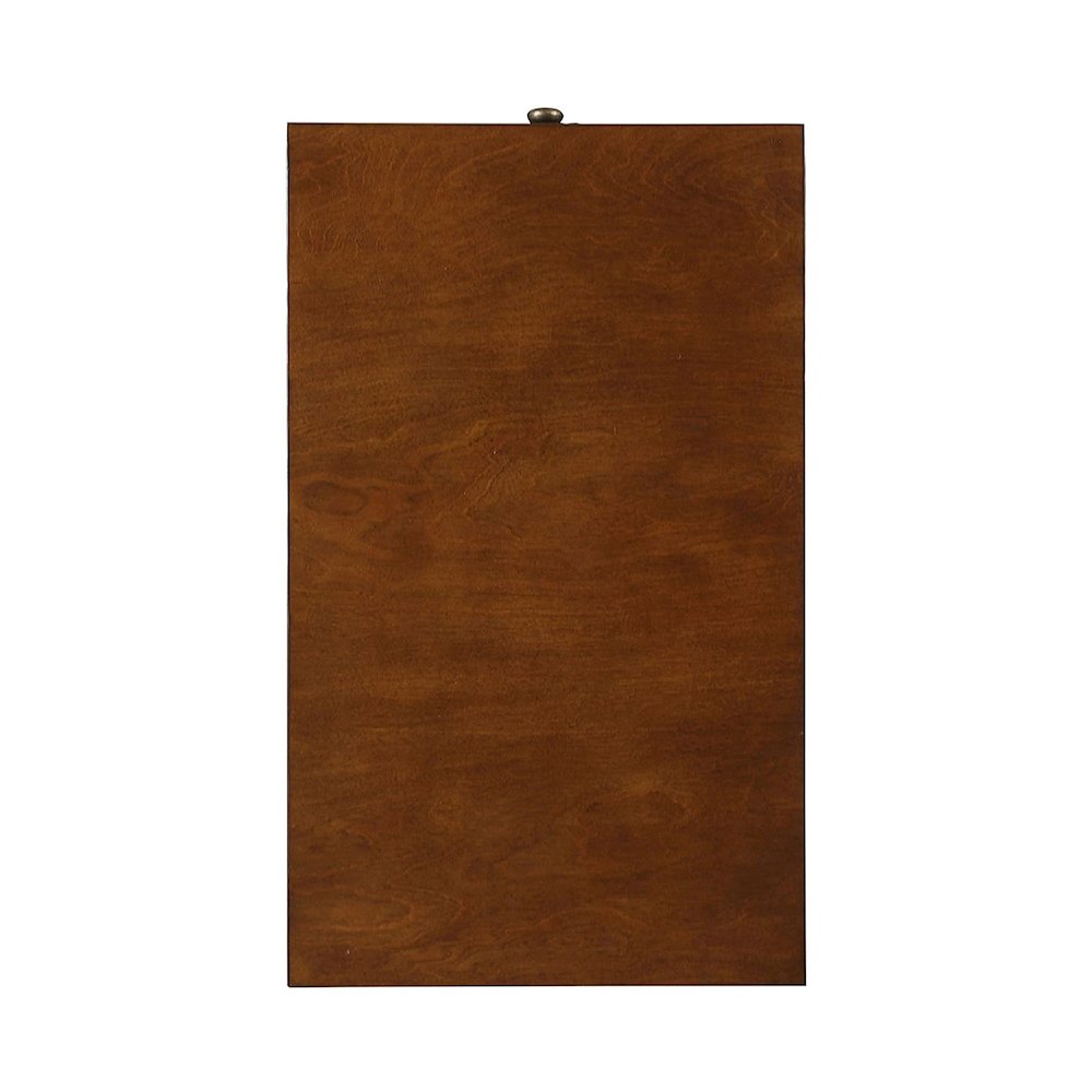 Side Table with 1 Drawer, Walnut Finish