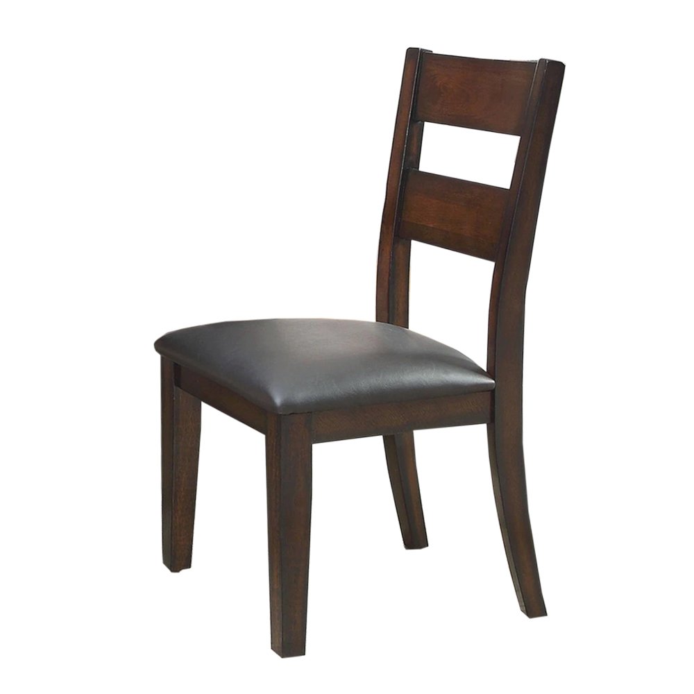 Pack of 2 Dining Side Chairs in Dark Cherry