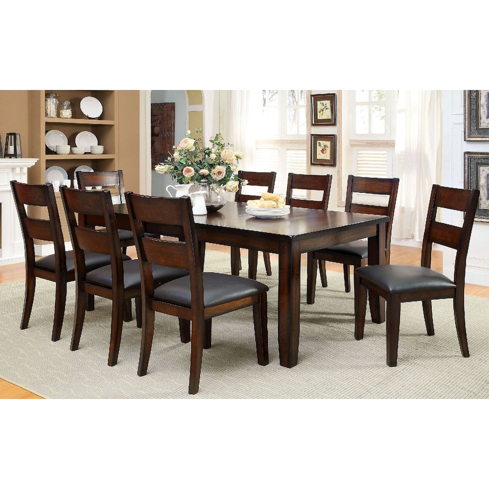 Rectangular Dining Table in Dark Cherry
