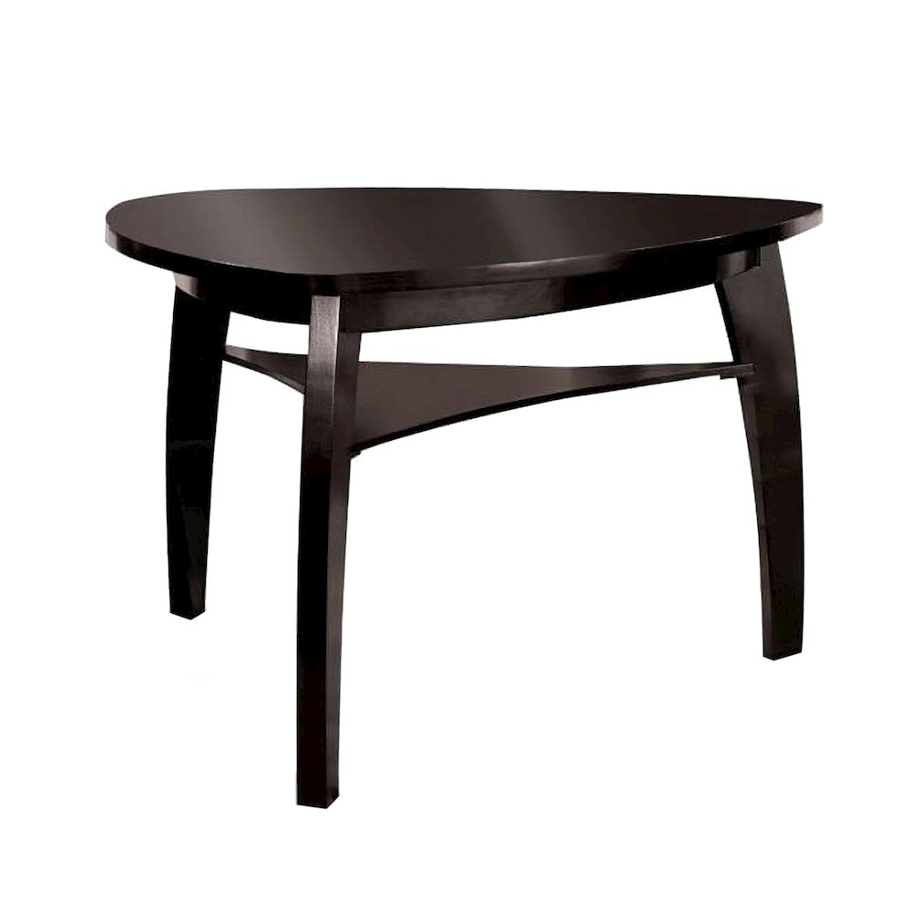 Wooden Counter Height Seating Table in Black Finish