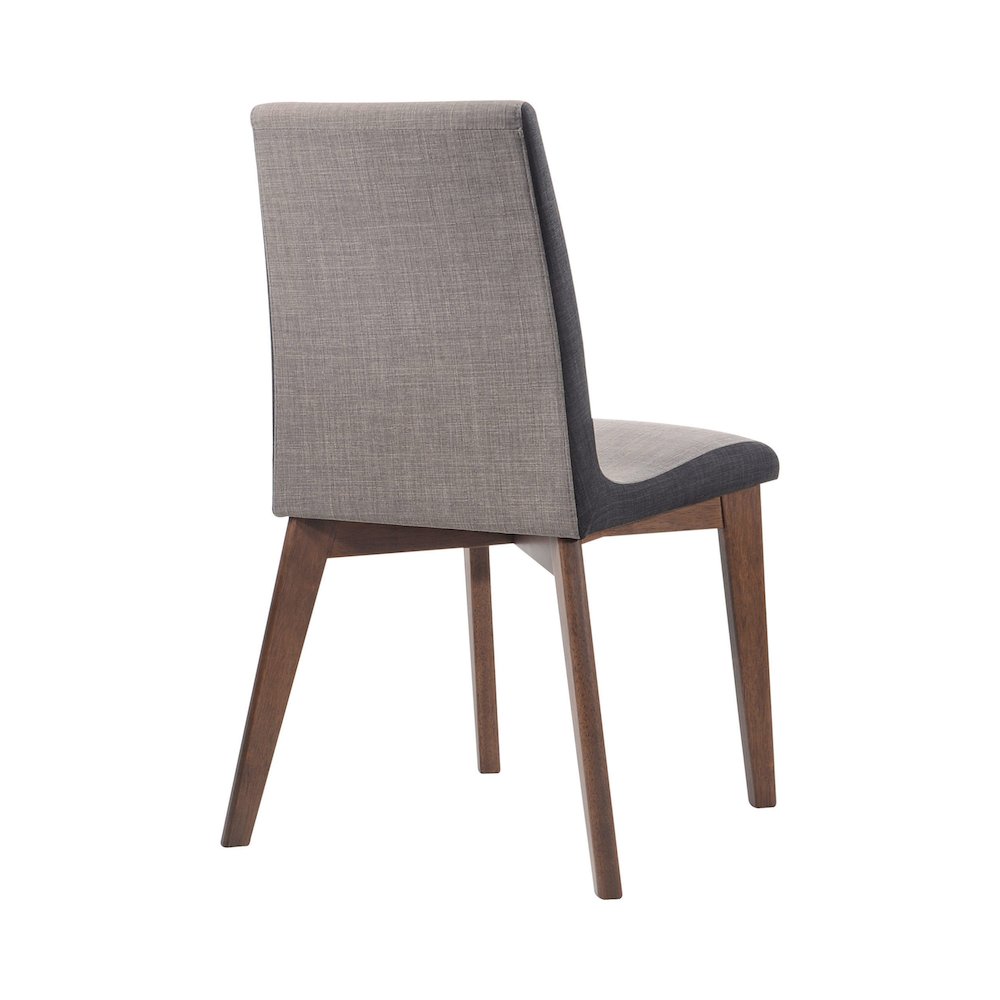 Set of 2 Dining Side Chairs in Light Gray