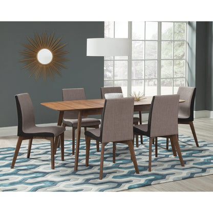Set of 2 Dining Side Chairs in Light Gray