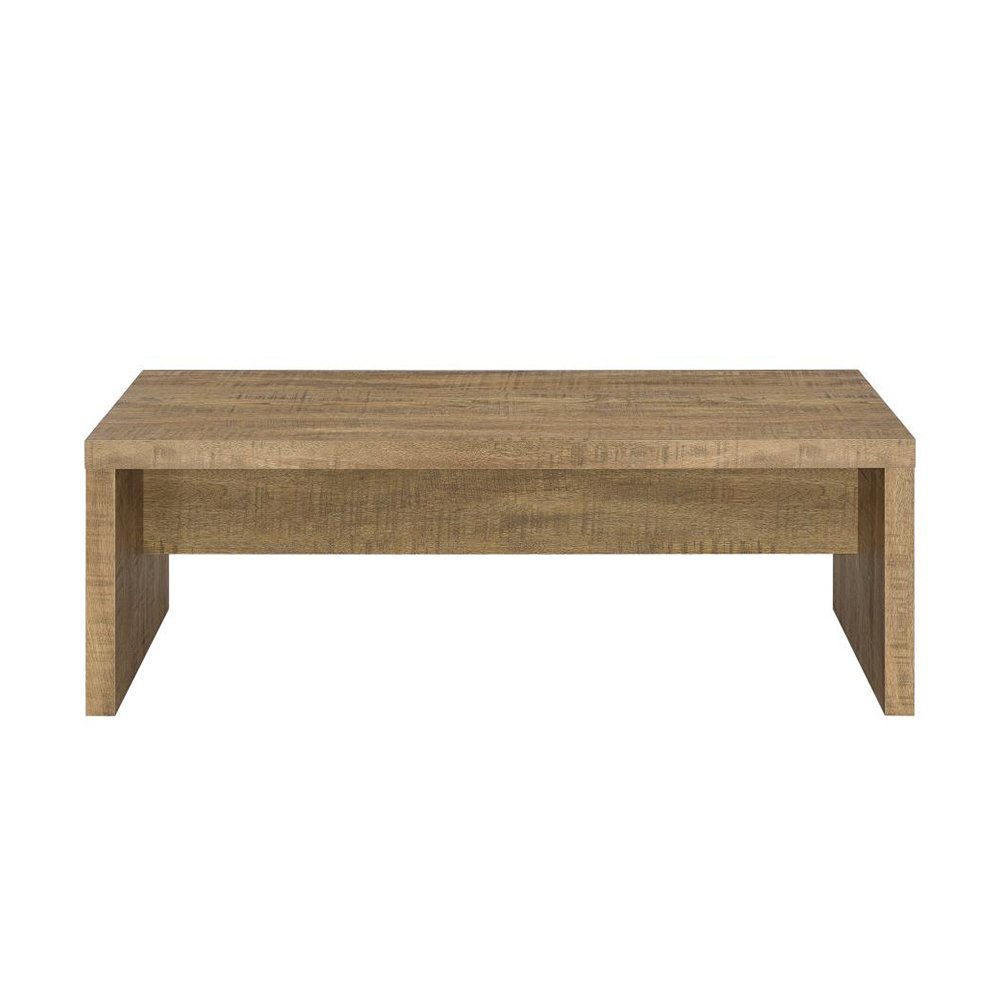 Rectangular Wood Coffee Table in Mango Finish