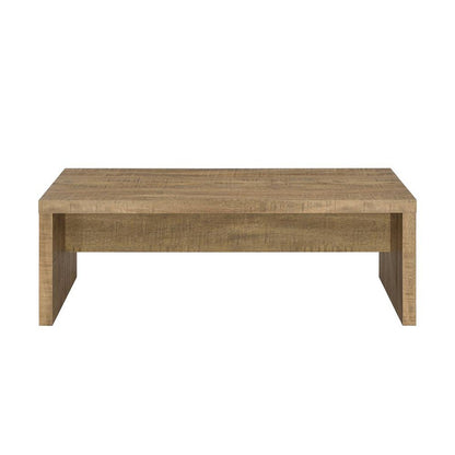 Rectangular Wood Coffee Table in Mango Finish