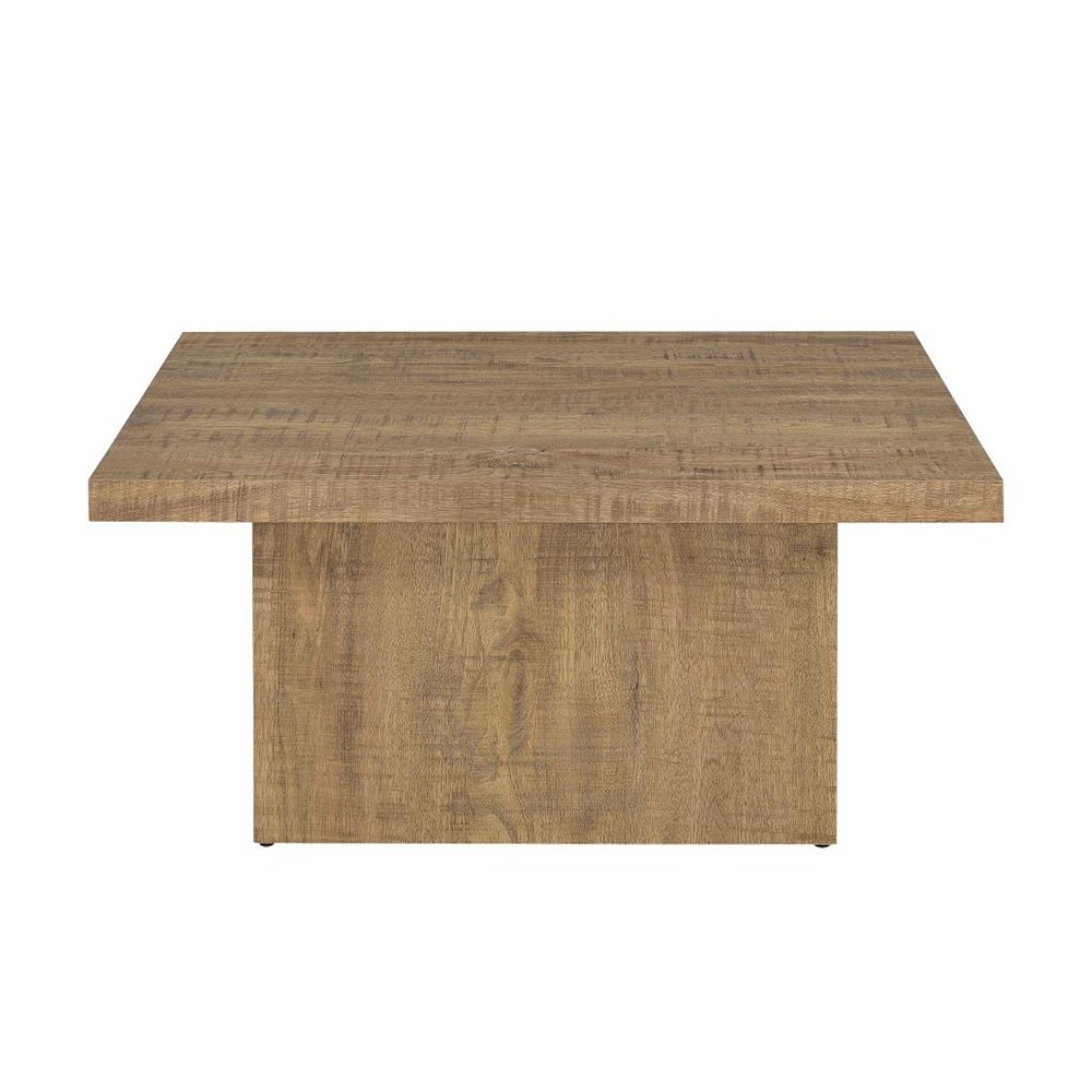 Square Engineered Wood Coffee Table in Mango