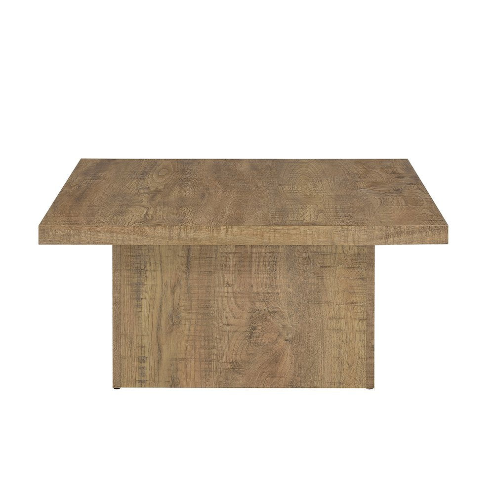 Square Engineered Wood Coffee Table in Mango