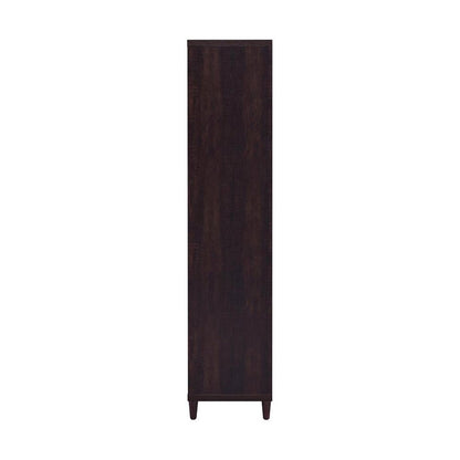 Tall Cabinet With Drawers, Rustic Tobacco