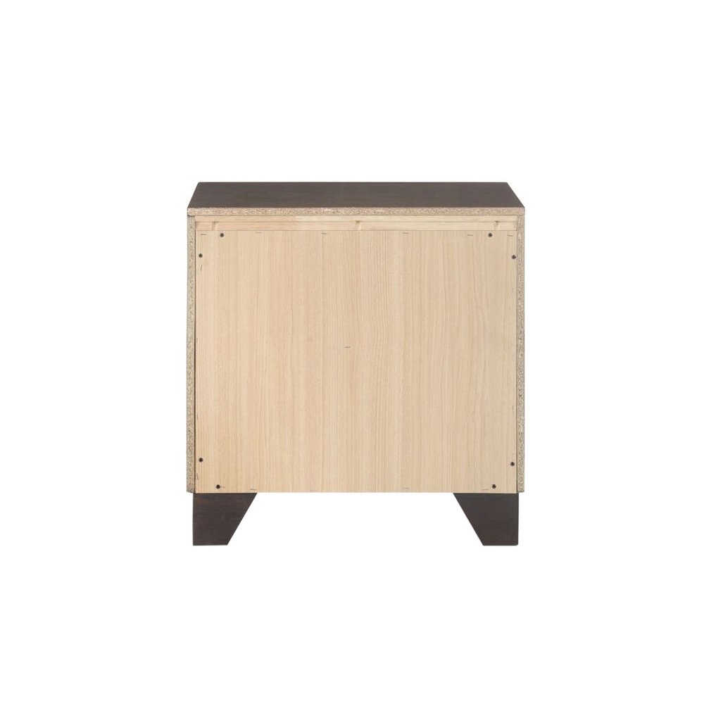 2-Drawer Nightstand in Espresso