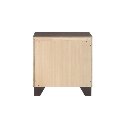2-Drawer Nightstand in Espresso
